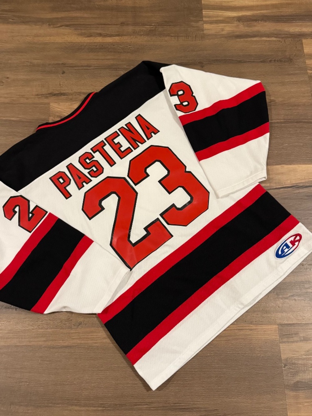 Athletic Knit New Jersey Devils NHL Hockey Jersey Men's M Medium - Picture 8 of 8